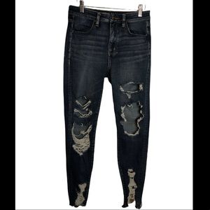 American eagle super hi rise jeggings